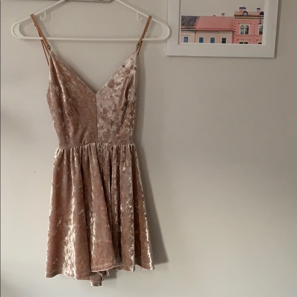 silence + noise Dresses & Skirts - Super Cute Velvet Romper